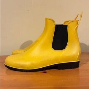Yellow Chelsea Rain Boots